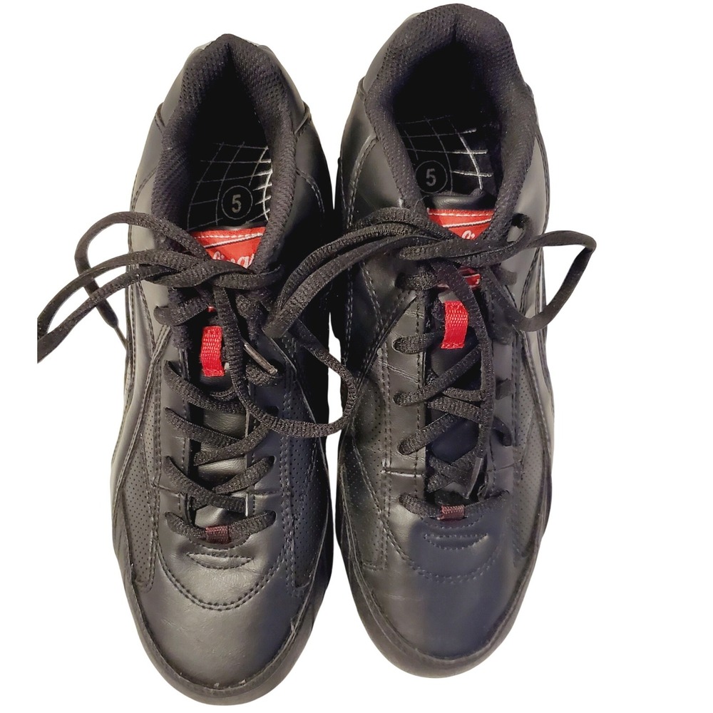 Rawlings Grandstand Mid Baseball Cleats Black Red Mens 5 2526059